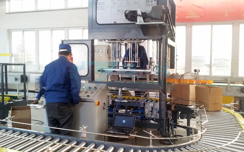 全自動飲料裝箱機(jī)