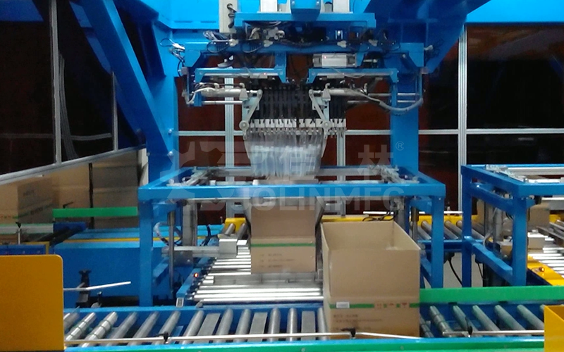 醫(yī)藥行業(yè)軟袋類產(chǎn)品自動整列包裝模塊